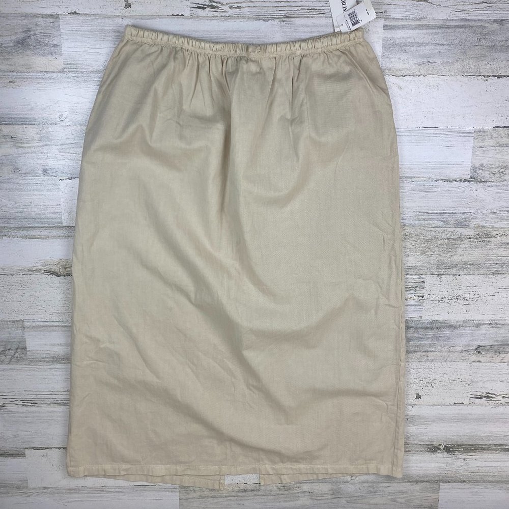 NWT NY Laundry Cream Long Plus Size Skirt 3X